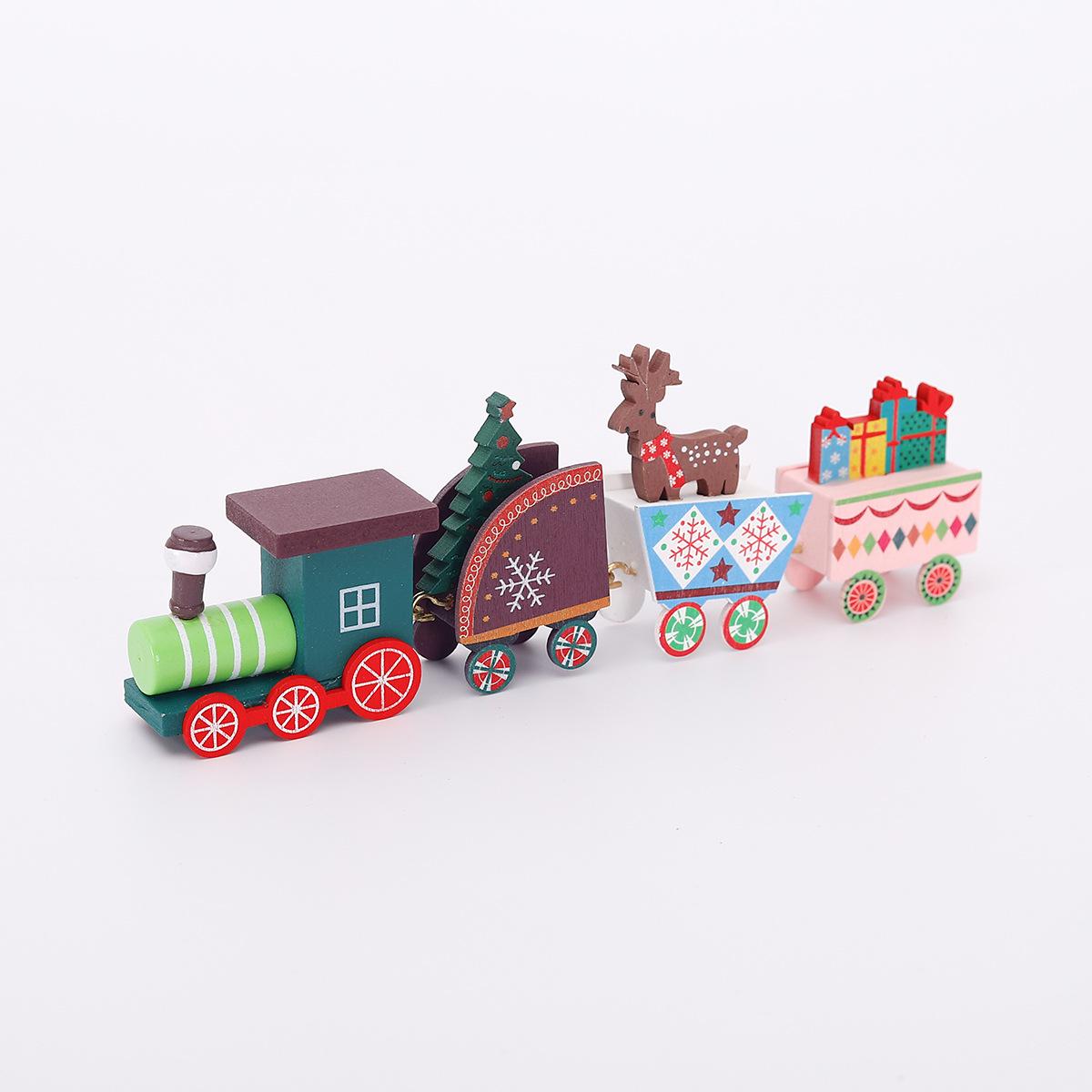 

Wooden Christmas Train Ornament: Children s Holiday Gift & Home Décor