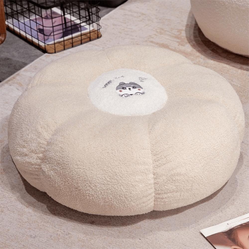 Thickened Cartoon Pattern Floor Cushion Round Seat Cushion Cute Tatami Seat Pad Living Room