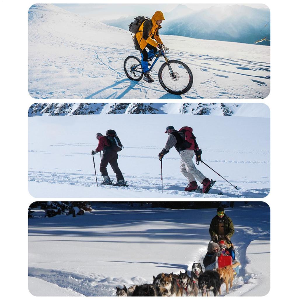 Snowboarding Gloves Breathable Snow Mittens Weatherproof 5-Finger Gloves For Outdoor Sports Winter Cycling Snowboarding Skiing