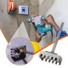Square Hole Cutter for Electrical Box Manganese Steel Rectangle Slot Cutter Electric Hammer Fast Wall Square Hole Puncher