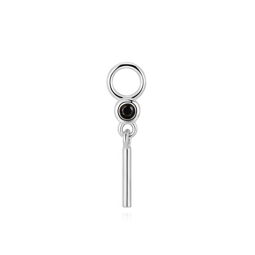 CANNER 1PZ Occhio di Cavallo Testa Piatta Filettato Perforazione Osso Auricolare Donna Argento 925 Ins Stella Fiore Geometria Zircone Orecchino a Lobo