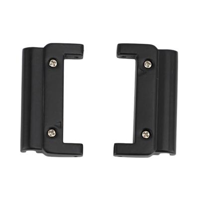 1 Paar Metall Uhrenarmband Adapter für Quick Fit Uhr Austauschbarer Verbinder für Ersatz Schwarz 26 22mm