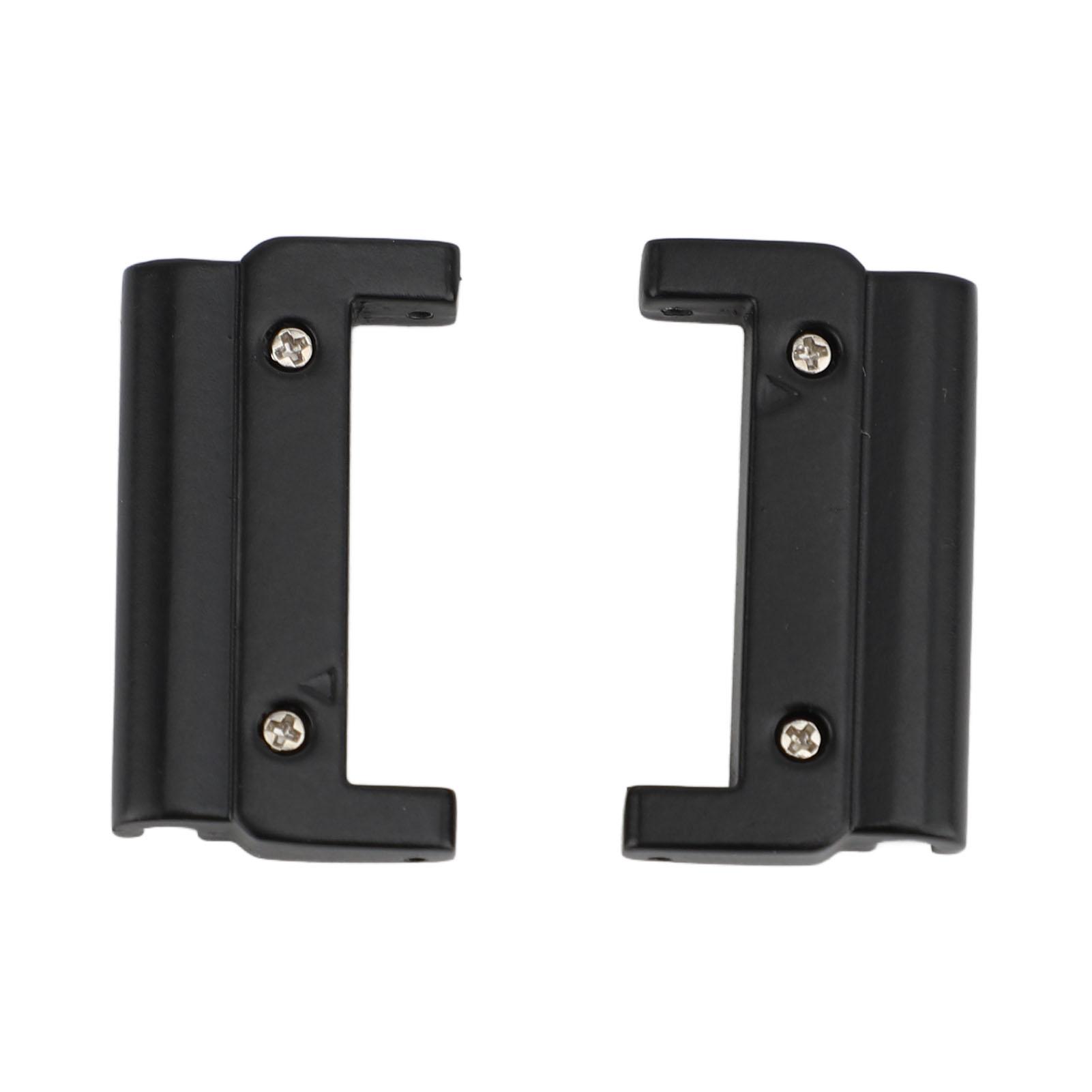 Painter Men's Black 1 Pair Metal Watch Band Adapter For Quick Fit Watch Replaceable Connector For Replacet 26 22Mm