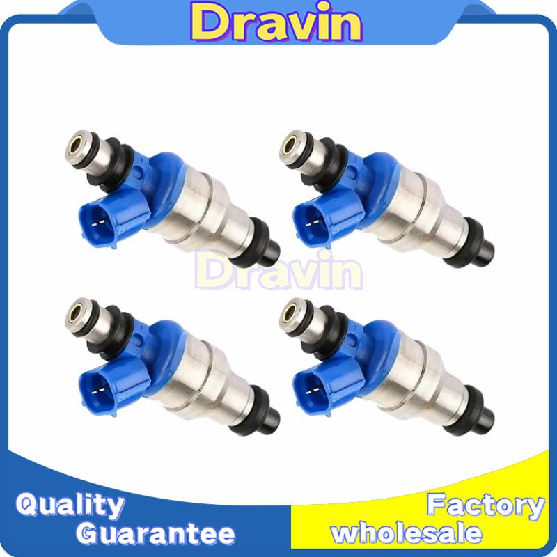 4PCS Oem 195500-1970 1955001970 MB6S713250 B6S713250 FUEL INJECTOR for Mazda MX3 MX5 MIATA 626 929 MX6 1.6L 2.2L