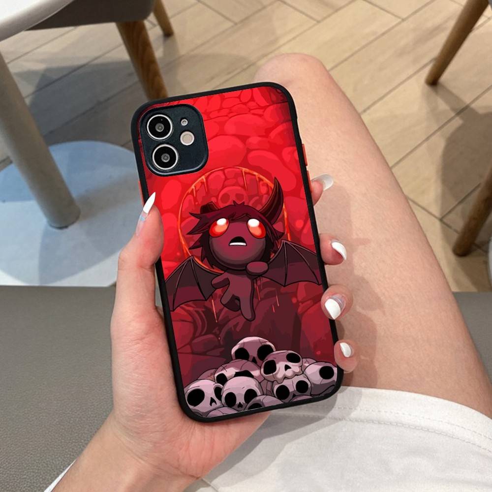 Game The B-Binding Of I-Isaac Phone Case For IPhone 16 15 14 13 12 11 Pro Max Plus X XS MAX Black Matte Phone Fundas