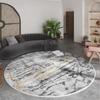Light Luxury Rugs for Bedroom Nordic Style Living Room Decoration Round Carpet Home Fluffy Soft Rug Thick Plush Lounge Floor Mat