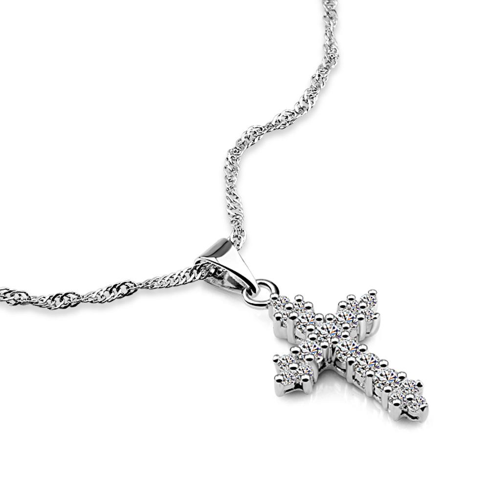 Direct Sales Star Classic Pendant Necklace Platinum-Plated Zircon Female Cold Wind
