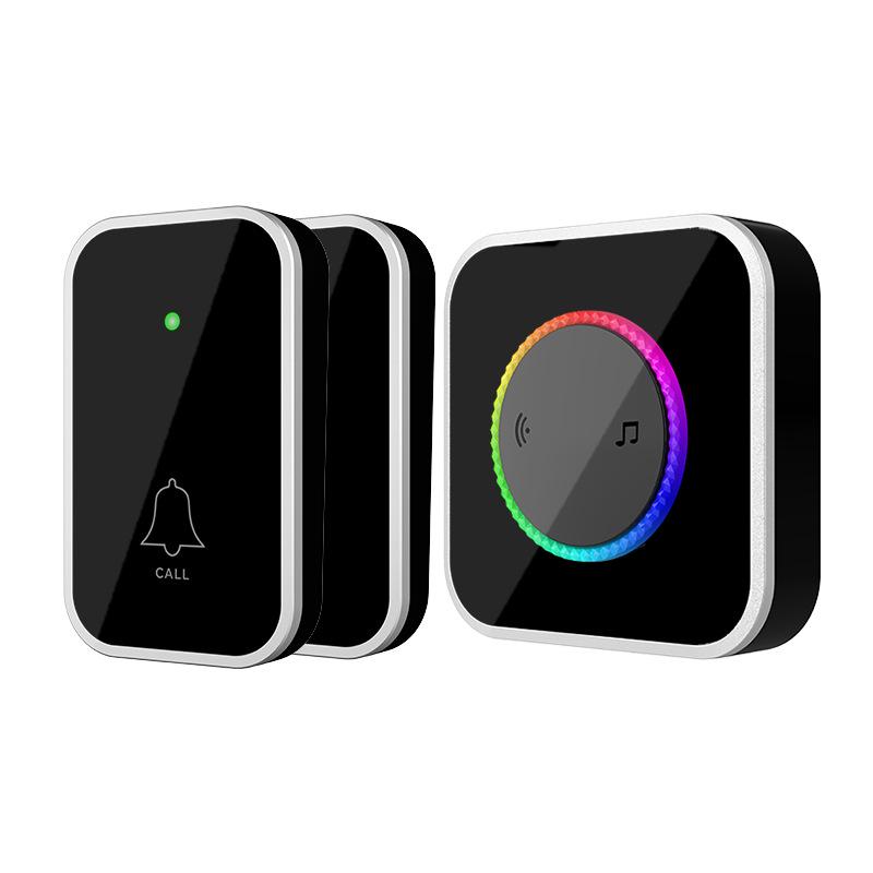 Smart Wireless Doorbell with Long-Range Remote and Flashing Light for Home and Elderly Use