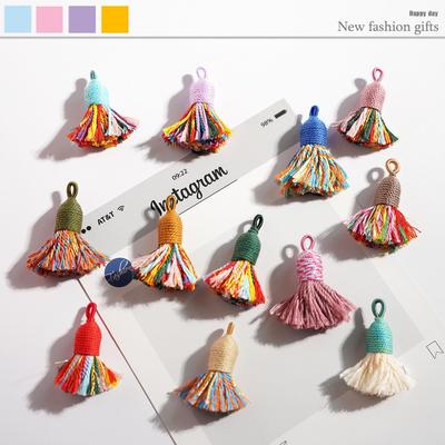 Handwoven Colorful Tassel Keychain & Phone Charm - DIY Jewelry Accessory