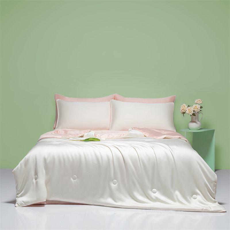 Washed ice silk summer quilt single summer quilt four-piece summer quilt summer air conditioning quilt double thin quilt