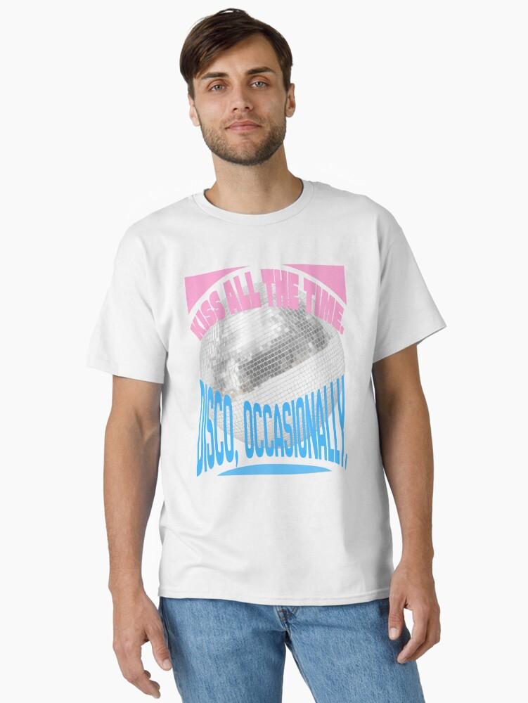 

KISS ALL THE TIME DISCO OCCASIONALLY Classic TShirt 2026Summer Men Women Luxury Fashion Cotton Tshirt Men Clothing Men Tshirt S