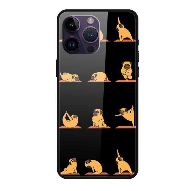 Tempered Glass Case For iphone 15 Pro Max Case Soft TPU Bumper Hard Glass Back Cover For iphone 16 Pro Max Phone Case 16Pro Max