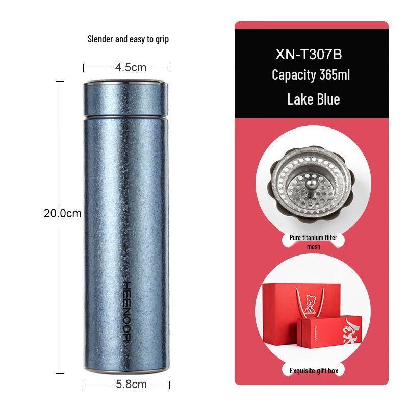 Xinuo Portable Insulated Double-Layer Glass Cup