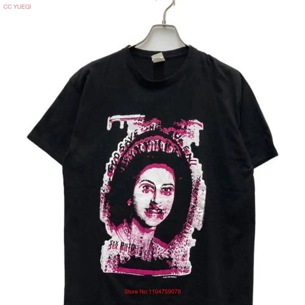 Band Print T Shirt Unisexs Cotton Black Size M Vintage Graphic Homme Breathable Stretched Streetwear Stylish Fashion