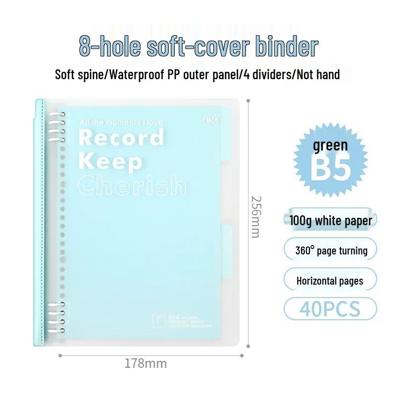 Xitong B5 Spiral Notebook with Detachable Soft Cover for Junior High Students B5/16K