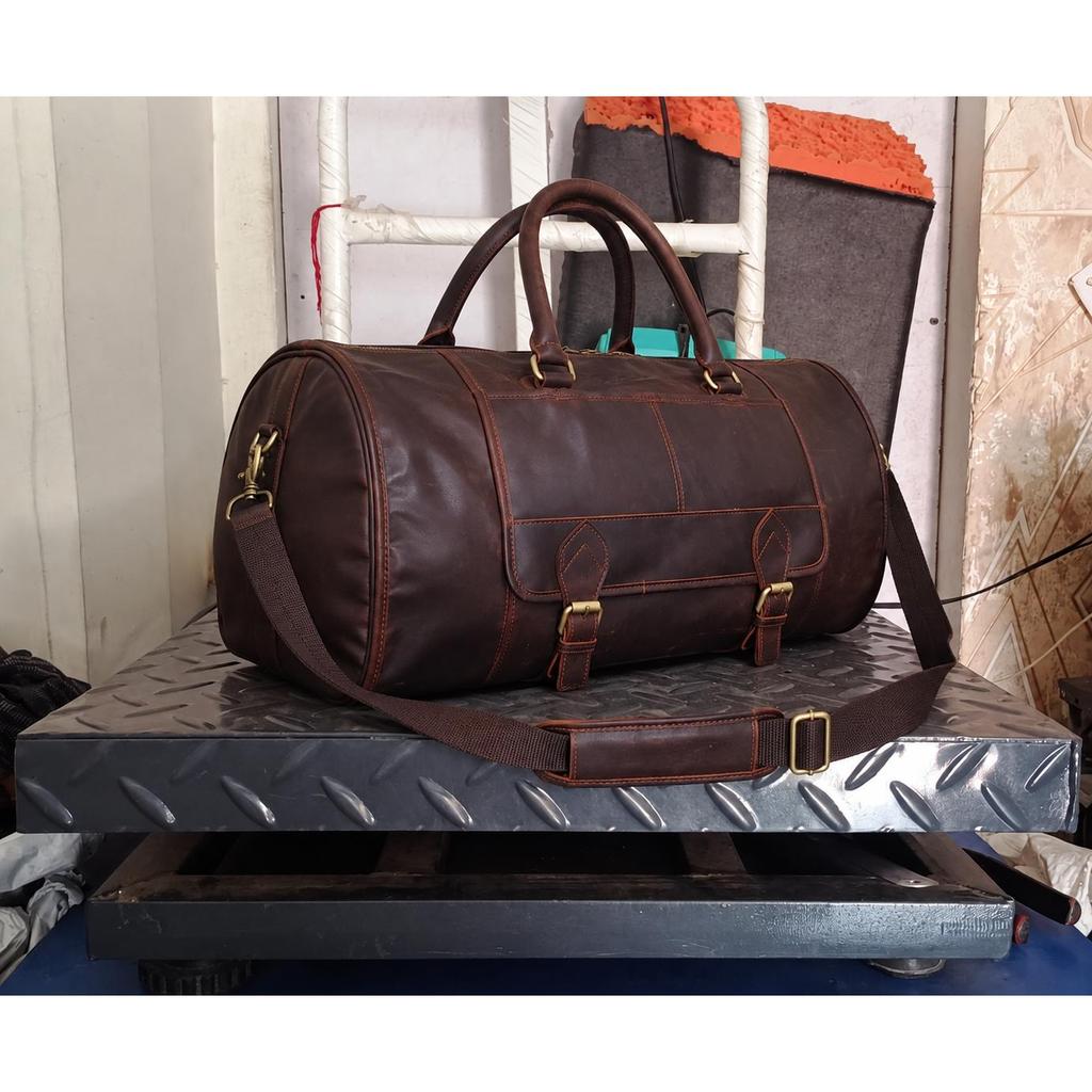 Borsa Duffel in Pelle Personalizzata da Viaggio Bagaglio a Mano per la Notte Borsa Weekender da Palestra Regalo Unico per Testimoni di Nozze Borsa Duffel Oversize