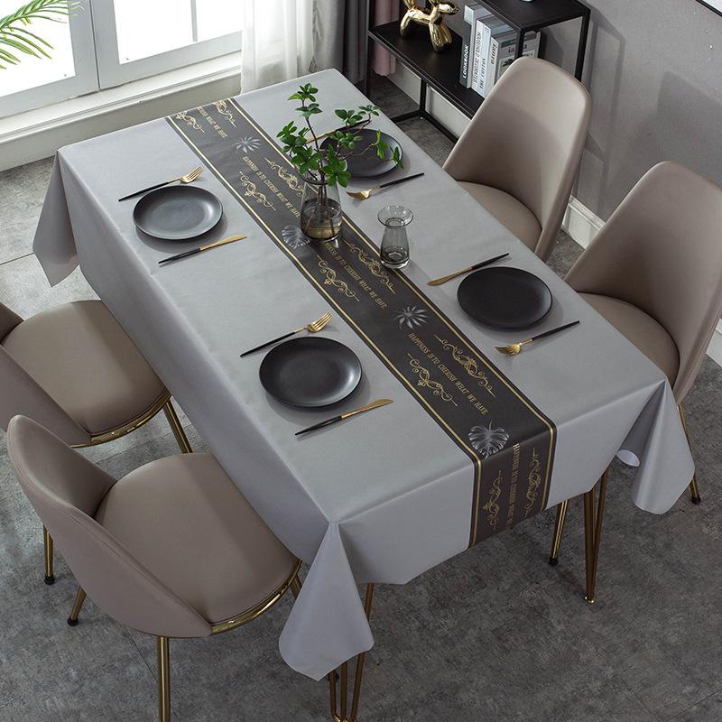 Moderne Donkere Serie Bedrukking Waterdichte Tafel Tafelkleed Bruiloftsdecoratie Rechthoekige Salontafels Hoes Picknickkleed