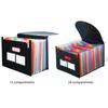 A4 Expanding File Folder with Color Tabs and 13 Pockets for Organizing Bills Receipts and School Documents