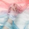 Tissu Chiffon Dégradé 1m pour Foulard Hanfu Jupe Robe Couture DIY Doux Respirant Teint Imprimé Tissu Soie Costume de Scène Décor