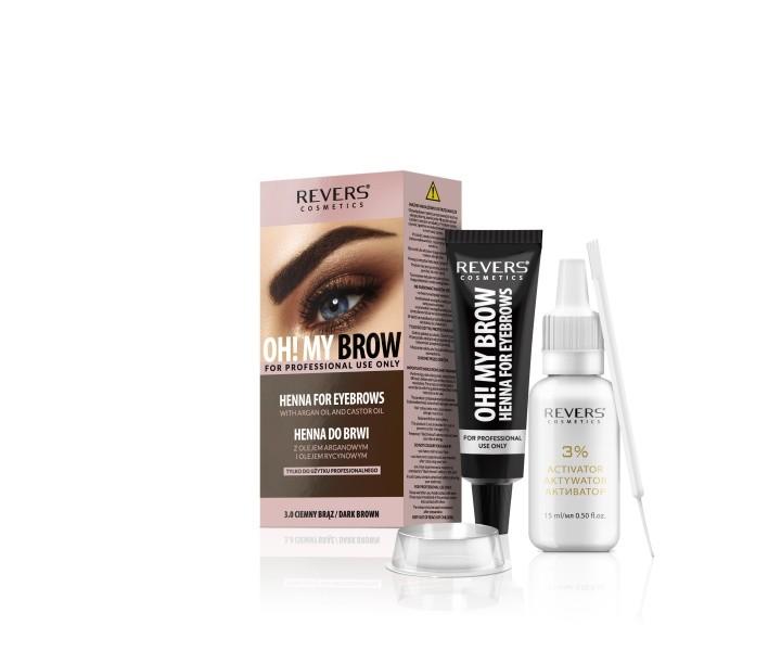 Revers Henna Cream For Eyebrows Oh!My Brow Brown