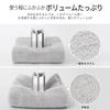 AIFY Face Towel Set of Fluffy Instant Gentle on Comfortable on Perfect for Beauty New or Living Light Gray 4, Thick, Lightweight, Quick-Drying,