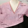 Yu Zhaolin New Chinese Style Jacquard Short Sleeve Shirt