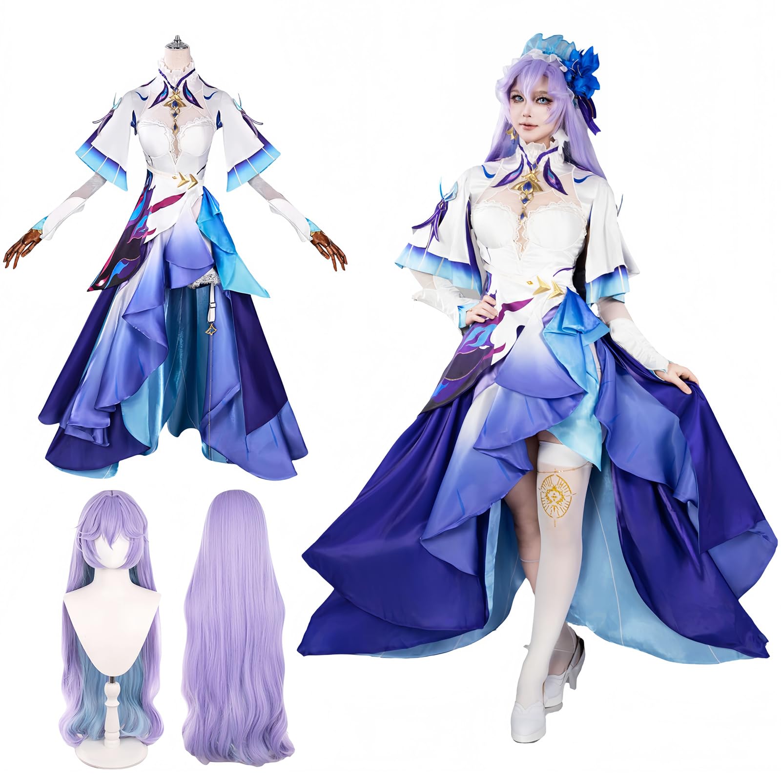 

Нарушио Косплей Кантарелла Косплей Бушующие Волны Популярный Игровой Костюм для Фотосессий [NOKIJP] Костюм, Мэйчо, (Кантарелла, 3XL)