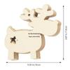 Reindeer-Shaped Wooden Christmas Tree Ornaments - DIY Holiday Decorations