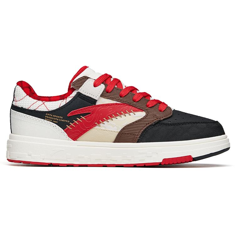 New Anta Street Play Series Low Top Skateboard Shoes Men's Red 112218050-5