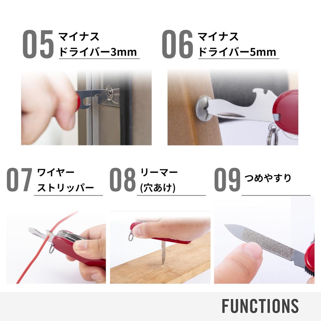 VICTORINOX Evolution 14 Swiss Army Knife with Scissors and Ergonomic Ideal for Emergency Outdoor and Gifting Knife, Multi-Function Corkscrew, Design,