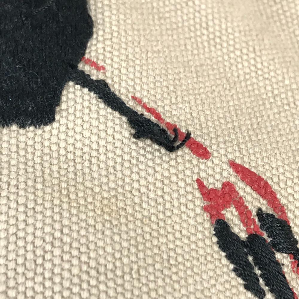 PRADA logo Shoulder Rope Canvas Tote Bag Hobo Bag Shoulder Bag