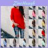 Women's Arctic Velvet Sweater Coat Cozy Crew Neck Pullover Blouse Ideal For Fall Winter