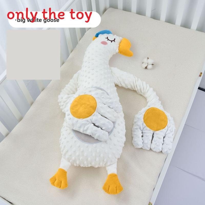 

Kid Animal Cartoon Plush Pillow With Patting And Music Functions To Soothe Sleep Goose