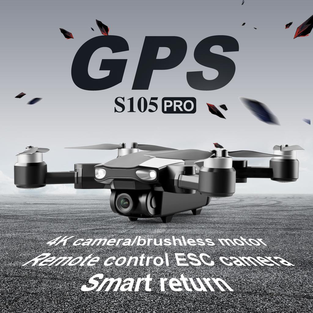 S105 GPS Drone 4K HD Camera 5G WiFi Brushless Motor FPV Drone Flying For 25 Min