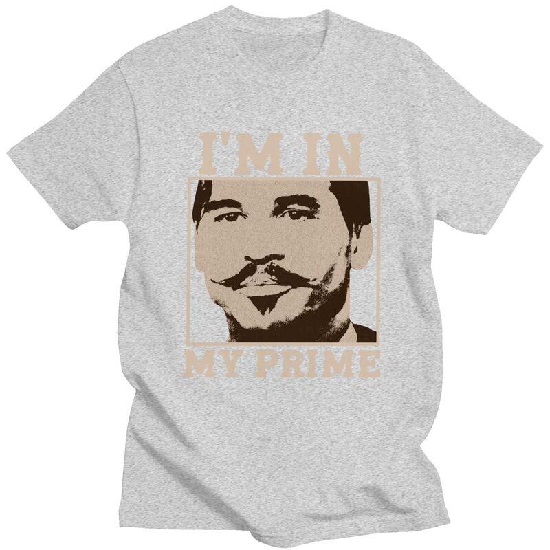 Custom Male Doc Holiday Im In My Prime T Shirts Short Sleeves Cotton Tshirts Tshirt Casual Tee Clothes