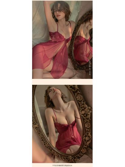 Plus Size Sexy Nightwear Camisole: Enhance Curves with Midnight Charm for Small Busts