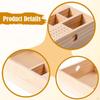 Wooden Nail Art Storage Box Display Organizer Accessories Professional Lightweight Salon Portable