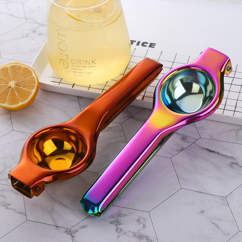 Household Stainless Steel Lemon Clip, Kitchen Small Tool, Manual Juicer, Fresh Fruit Juicer