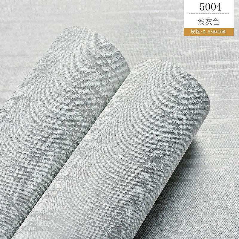 Moderní minimalistická 3D hladká netkaná tapeta Obývací pokoj Diatomická hlinka Čistě bílá Severská Jednobarevná Tapeta na pozadí