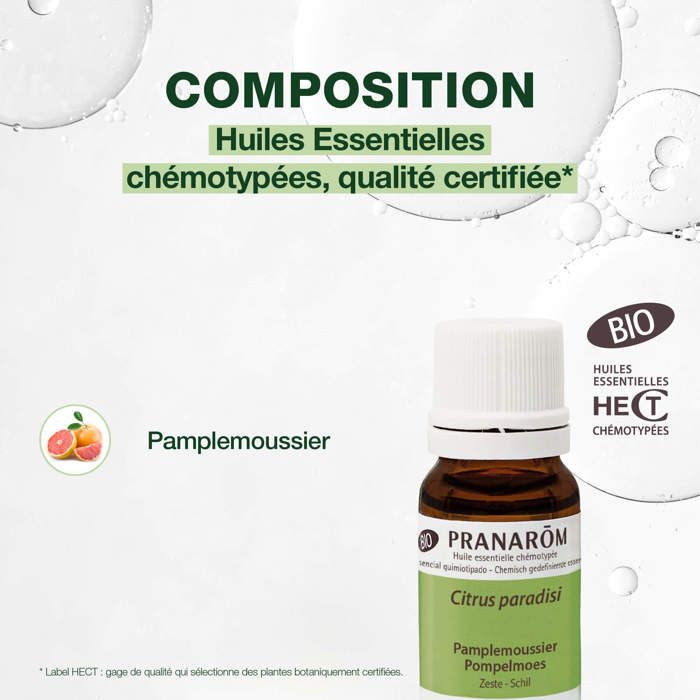 Pranarom Huile Essentielle Pamplemoussier 10ml