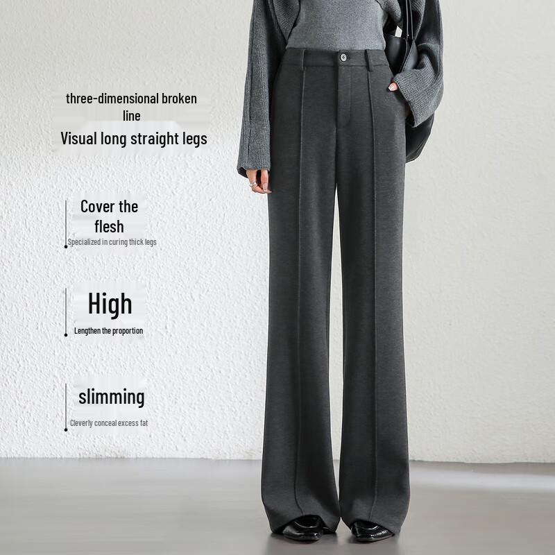 Shandubila Women's High-Waist Flared Trousers