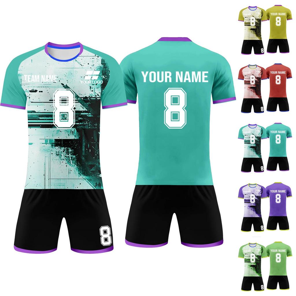 Kit magliette personalizzate uomo e ragazza con nome e numero maglie da calcio personalizzate per ragazzi tuta da allenamento