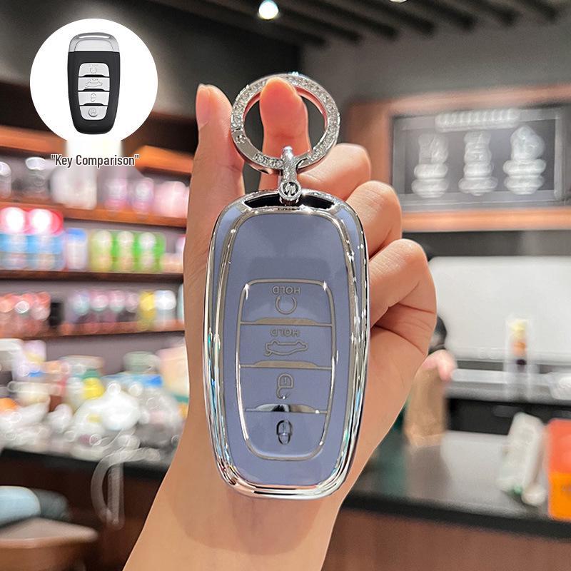High-End Key Cover for Hongqi Models: HS3, HS5, HS7, H5, H6, H9, EQM5, HQ9