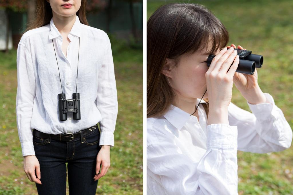 Kenko V-TEX 10x25 DH Roof Prism Binoculars, 10x Magnification, 25mm Aperture, Dual-Axis, VT-1025D