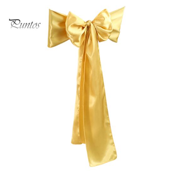 

10 шт. чехлов на спинки стульев, атласные чехлы на стулья, большой бант, декор для праздников, свадеб, банкетов, подвязки для стульев для столовой золотистый