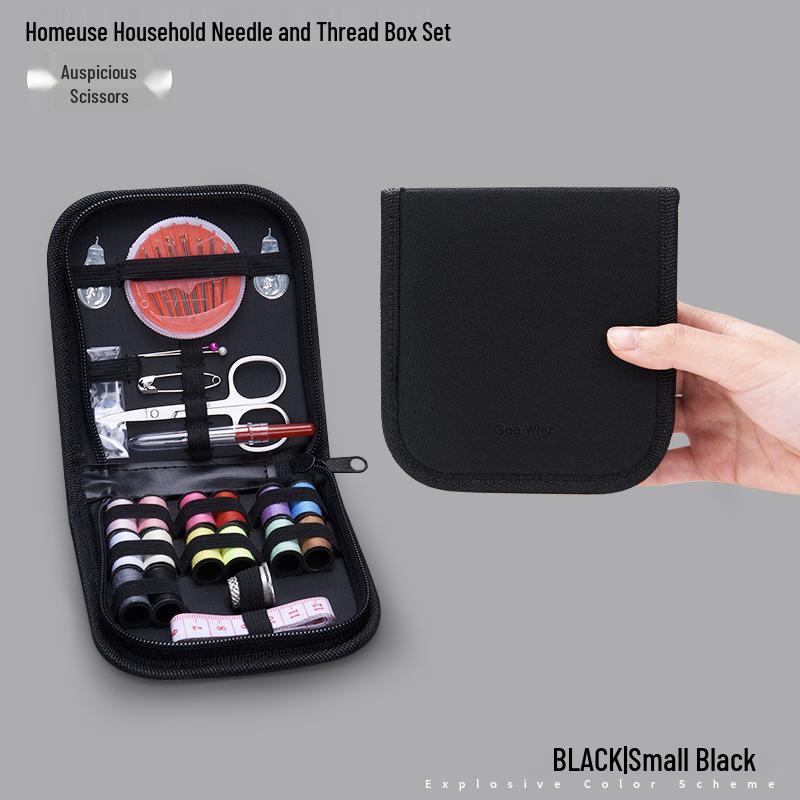 High-Capacity Handmade Sewing Kit: Deluxe Needle and Thread Pouch for Home & Travel