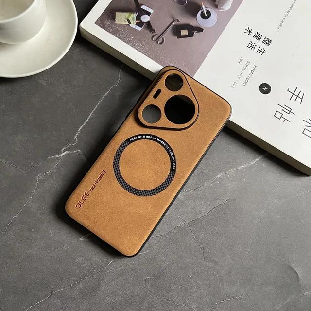 

Чохол на магніті для Huawei Pura 70 Pro+ P60 P50 P40 Mate 60 50 40 30 Pro Plus Nova 12 11 Ultra 10 pro Fuax Leather Cover Mate 60 Pro Plus