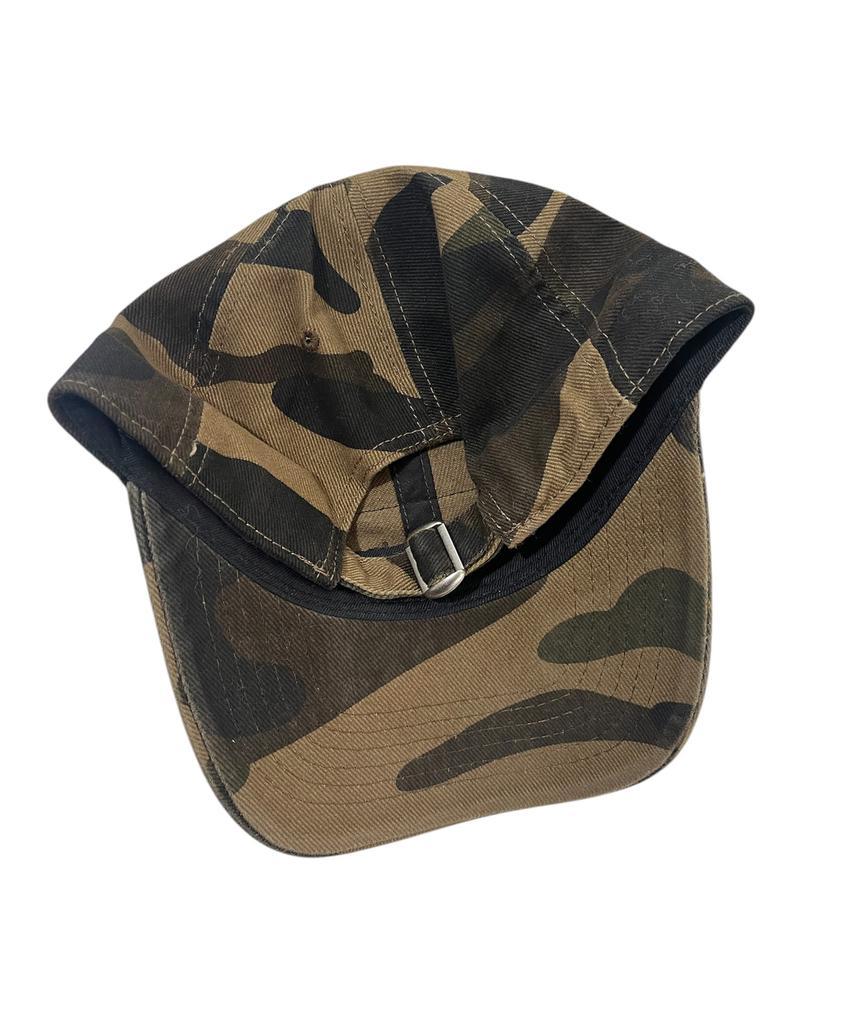 SK8ER ROCK Sk8 Camouflage Ball Cap ((Brown))