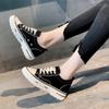 Platform Canvas Shoes Women's 2025 New Spring and Summer Breathable Student Versatile Explosive Muffin Sports and Leisure Board Shoes