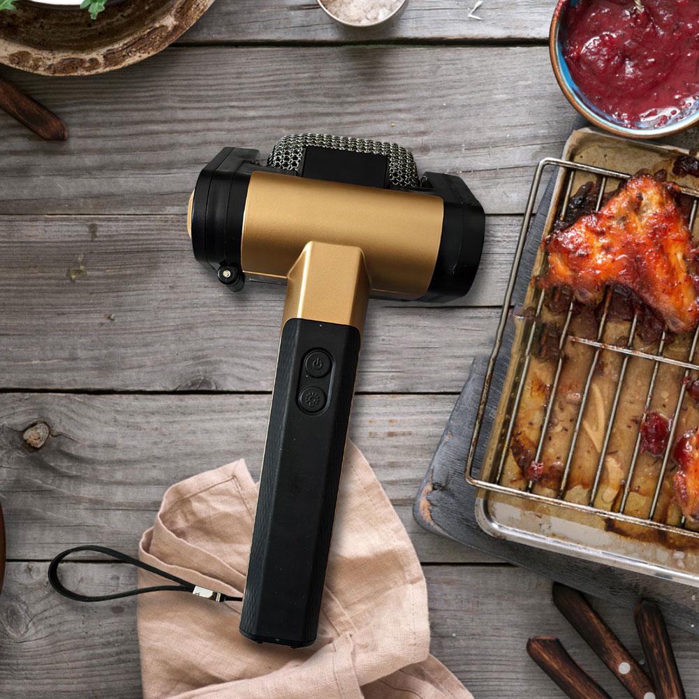 Electric Grill Cleaner With LED Light Stainless Steel Grill Roller Cordless Cleaner Brush Barbecue Cleaner Tools BBQ Accessoires